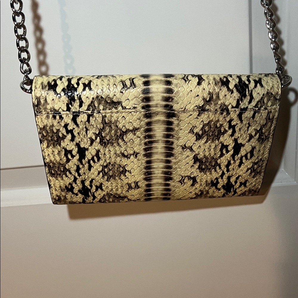 Michael Kors Python Pattern Crossbody Bag - Black… - image 3